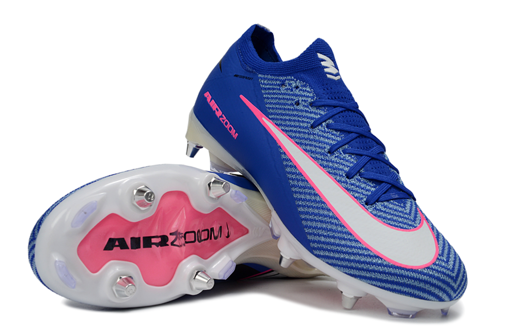 Guayos NK Air Zoom Mercurial Azul Tache Aluminio