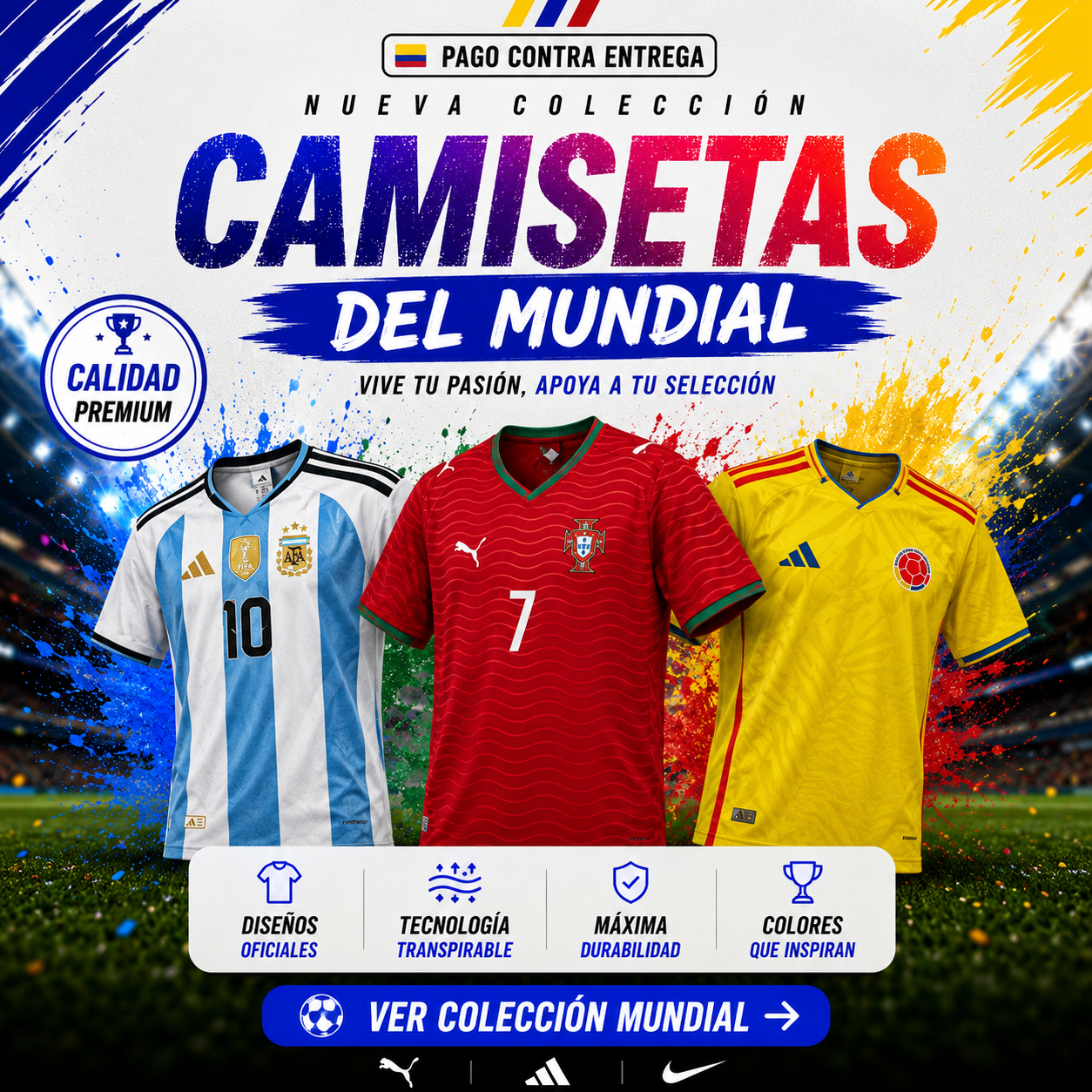 🏆CAMISETAS MUNDIALISTAS 🏆