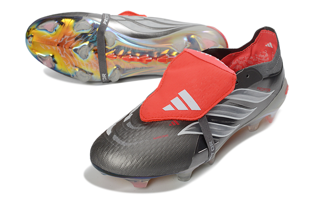 Guayos Adi Predator Gris/Rojo 26