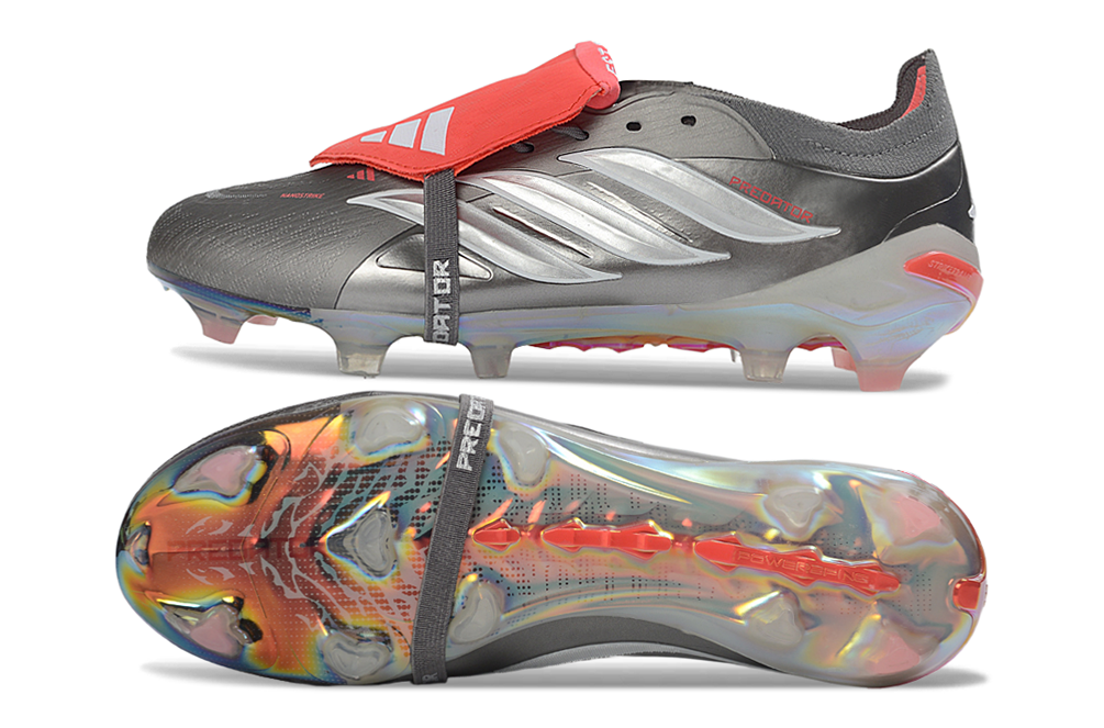 Guayos Adi Predator Gris/Rojo 26