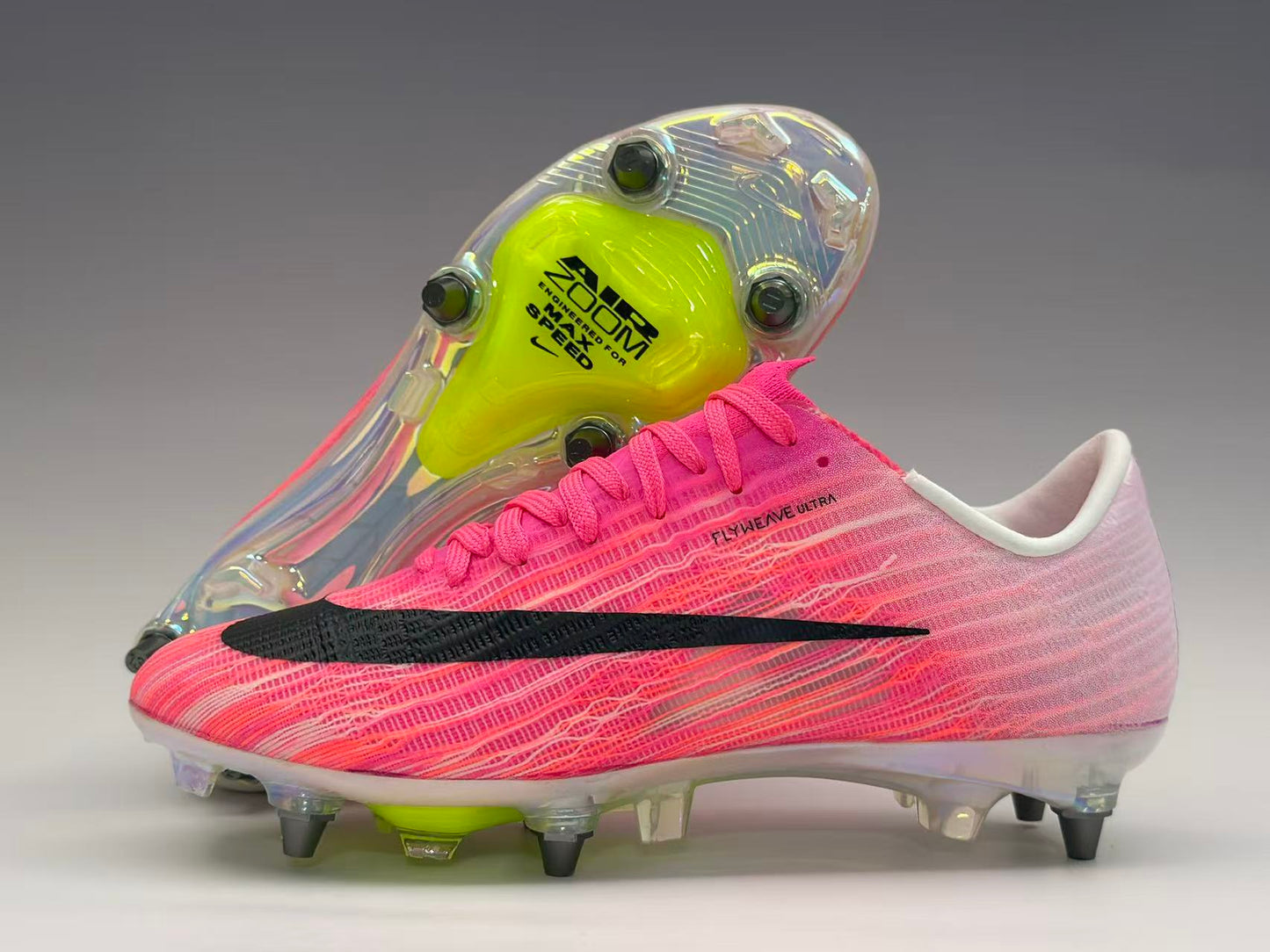 Guayos NK Air Zoom Mercurial Azul Tache Aluminio