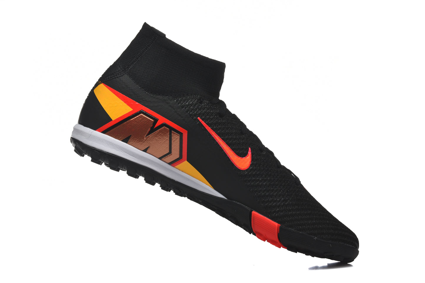 NK Air zoom zapatilla torretin Bota Negro/Naranja