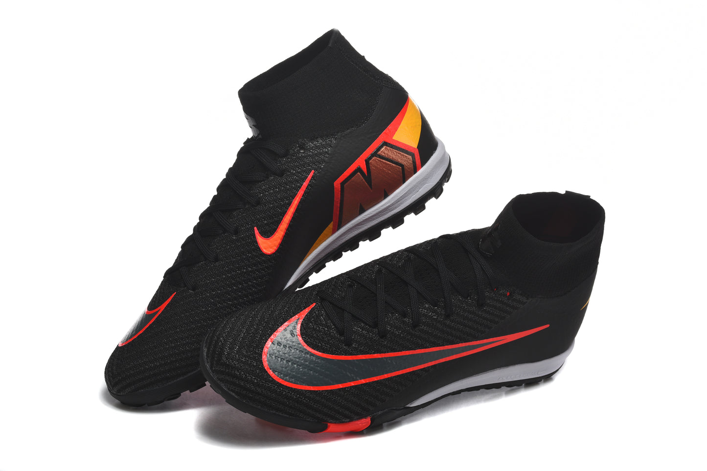 NK Air zoom zapatilla torretin Bota Negro/Naranja