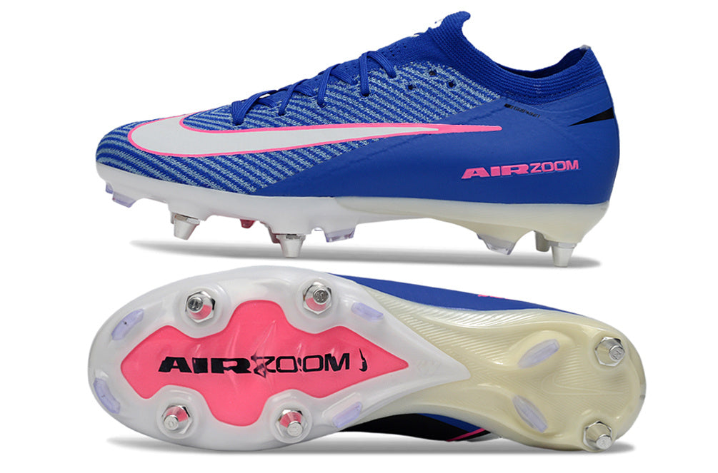 Guayos NK Air Zoom Mercurial Azul Tache Aluminio