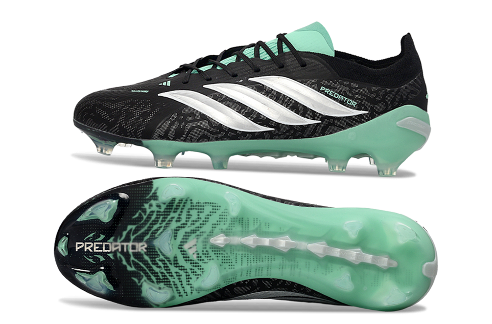 Guayos Adi Predator Negro/Verde 26