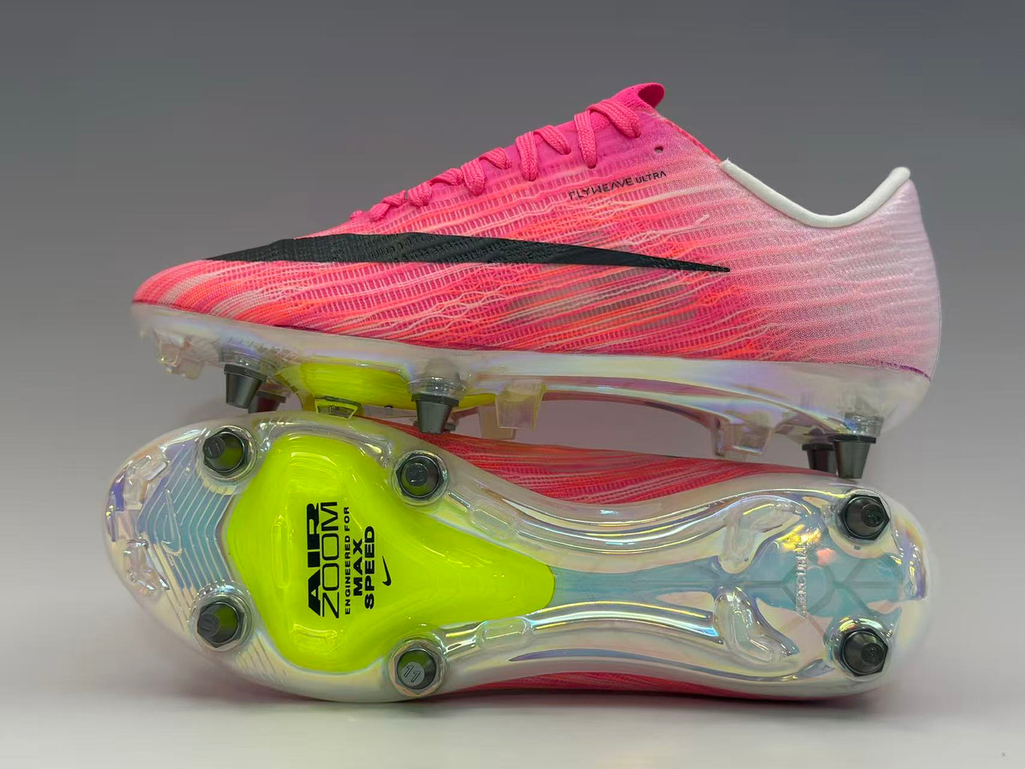 Guayos NK Air Zoom Mercurial Azul Tache Aluminio