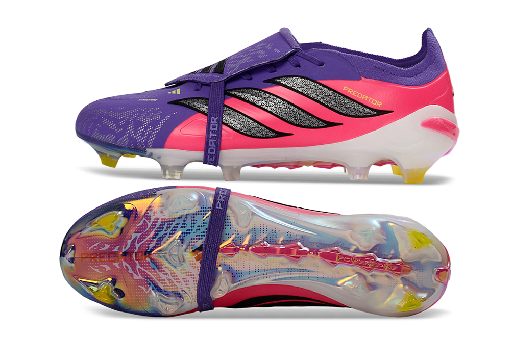 Guayos Adi Predator Morado/Rosa Lengueta 26